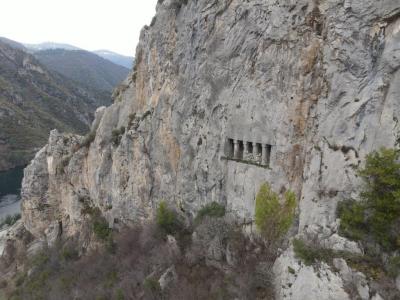 Kolay Turizm Merkezi, Asarkale, Kaya Mezarları ve Potern