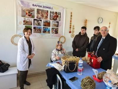 Bafra Mesleki ve Teknik Anadolu Lisesi’nden Zembil Atölyesi’ne Kültürel Ziyaret