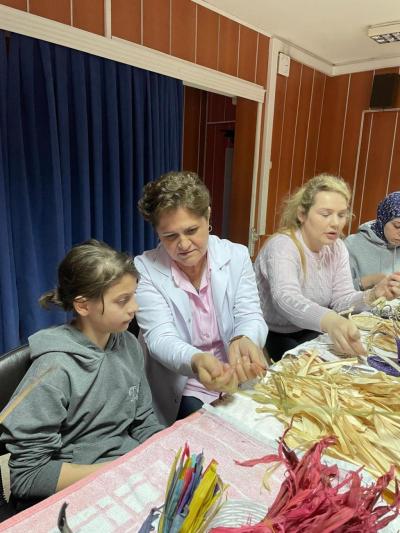 Kadim El Sanatı, Minik Ellerde Hayat Buldu: Bafra Ticaret Borsası İlkokulu’nda Zembil Atölyesi